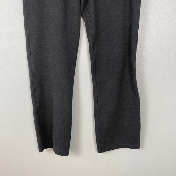 Betabrand Pants Straight Leg Comfort Charcoal Gray Yoga Trouser Large Petite - Picture 4 of 11